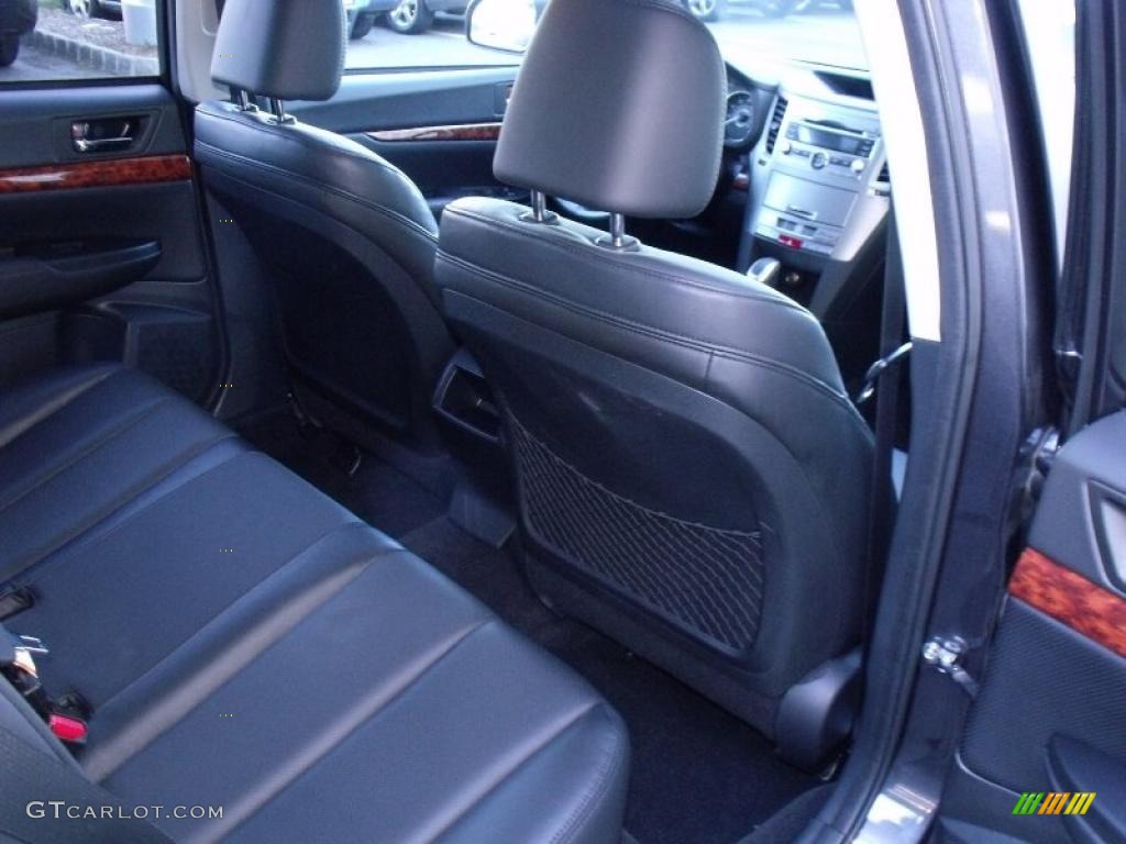 Off Black Interior 2010 Subaru Outback 2.5i Limited Wagon Photo #38566925