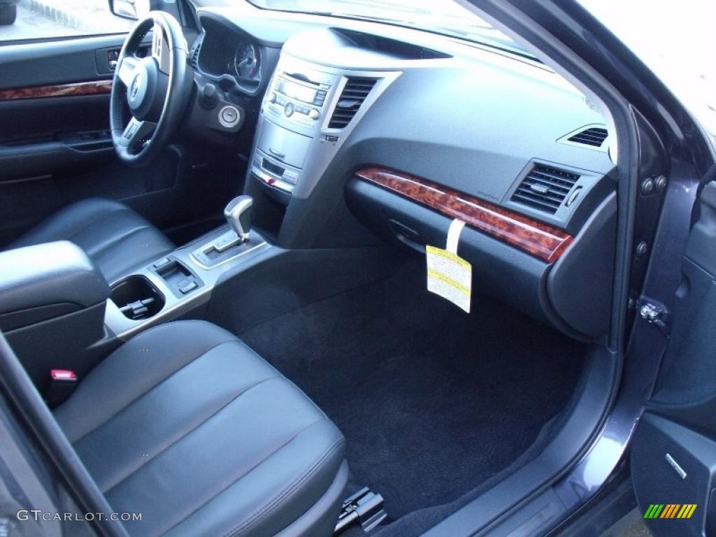 Off Black Interior 2010 Subaru Outback 2.5i Limited Wagon Photo #38566941