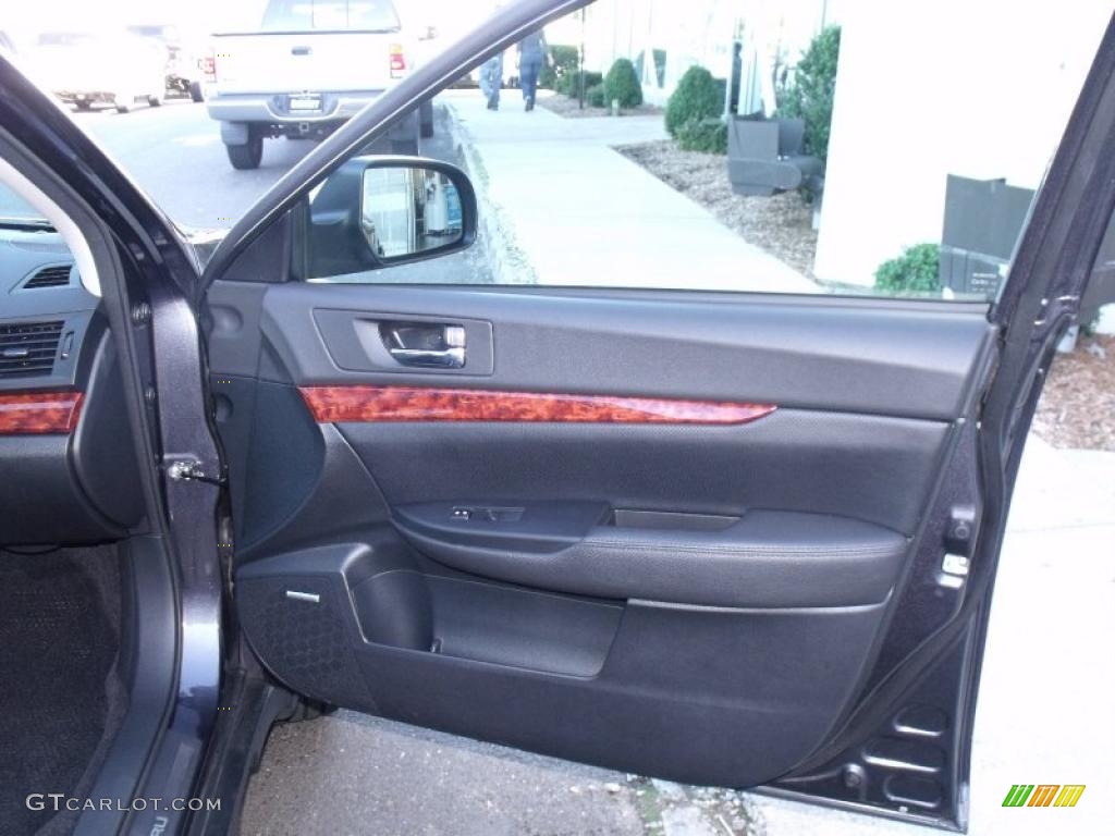 2010 Subaru Outback 2.5i Limited Wagon Off Black Door Panel Photo #38566977