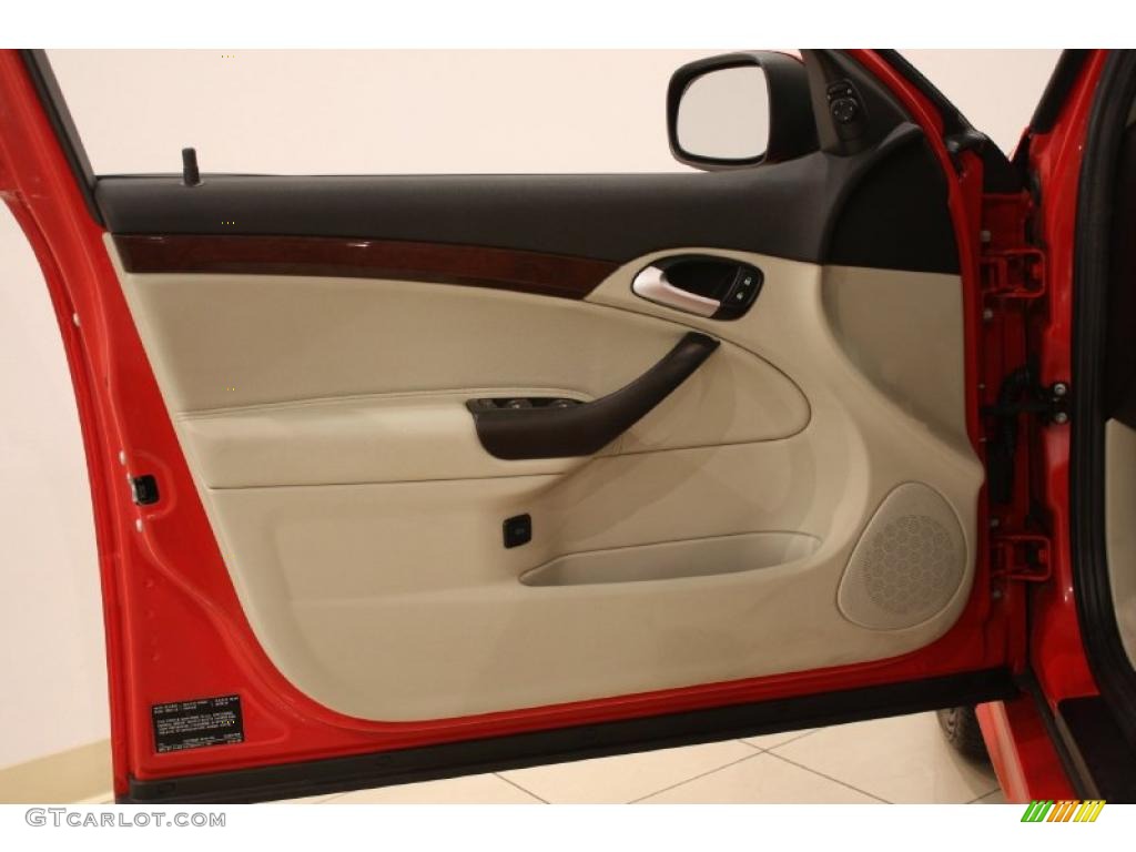 2008 Saab 9-3 2.0T Sport Sedan Parchment Door Panel Photo #38567577