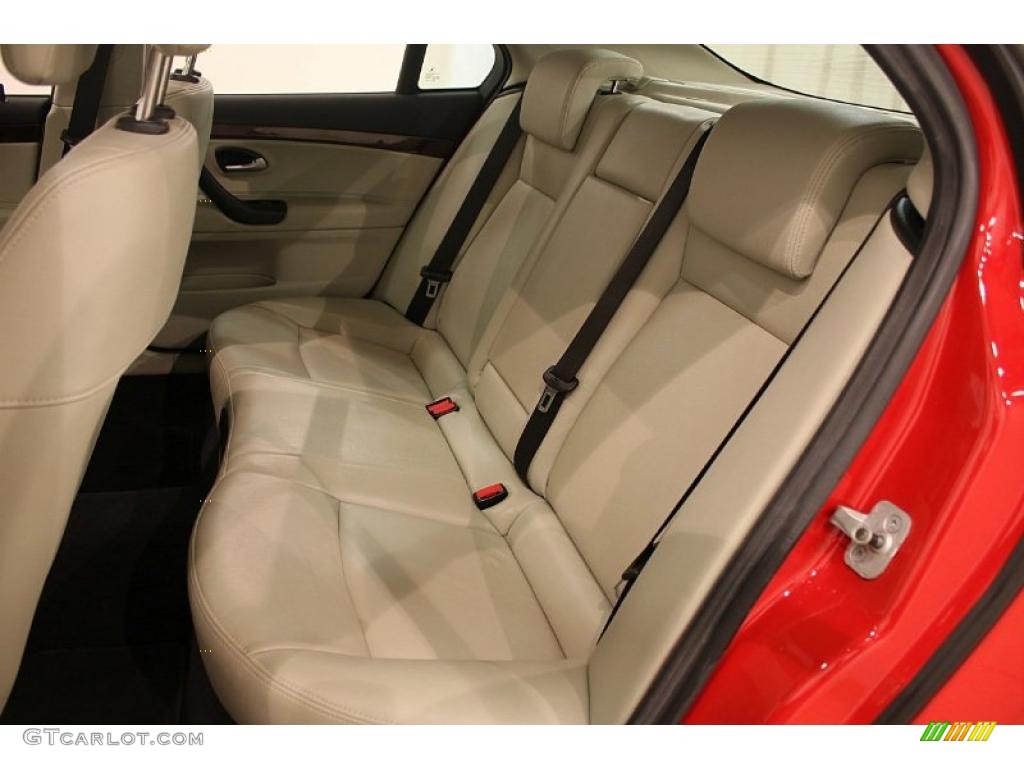 Parchment Interior 2008 Saab 9-3 2.0T Sport Sedan Photo #38567813