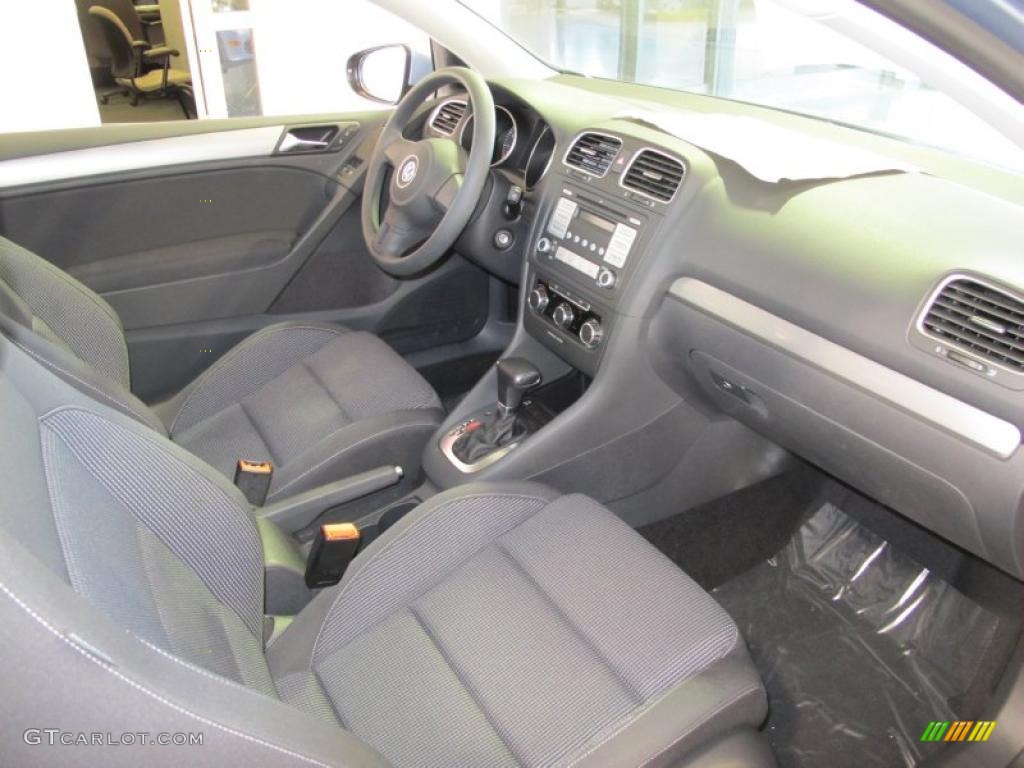 Titan Black Interior 2010 Volkswagen Golf 2 Door Photo #38570524