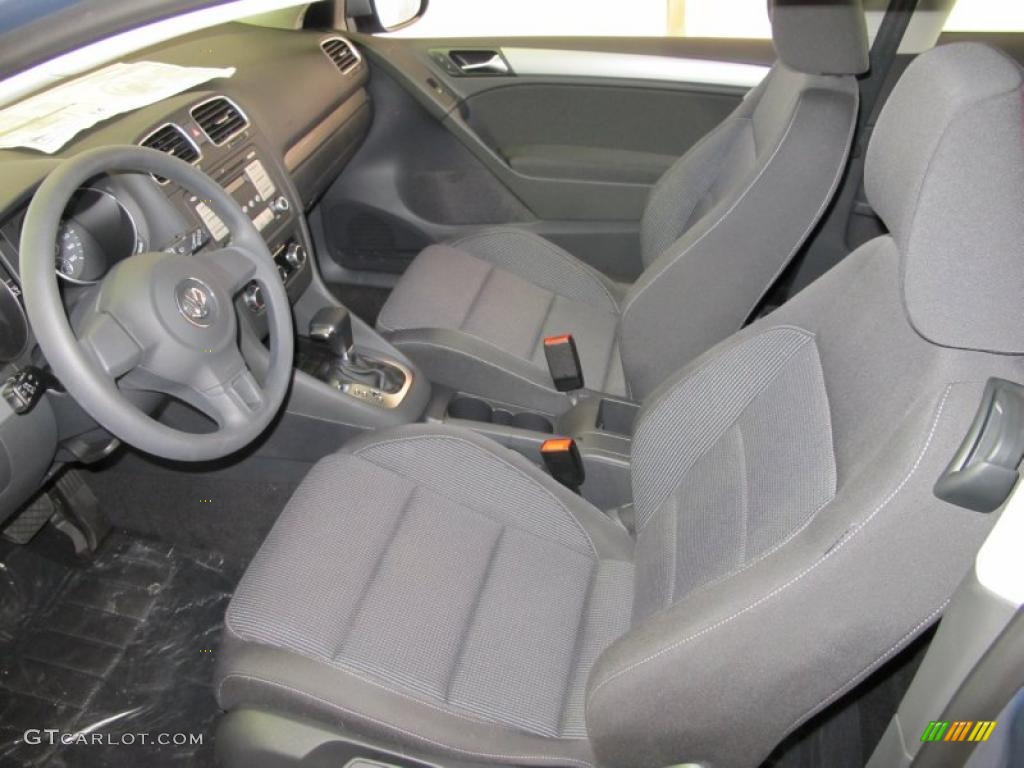 Titan Black Interior 2010 Volkswagen Golf 2 Door Photo #38570556
