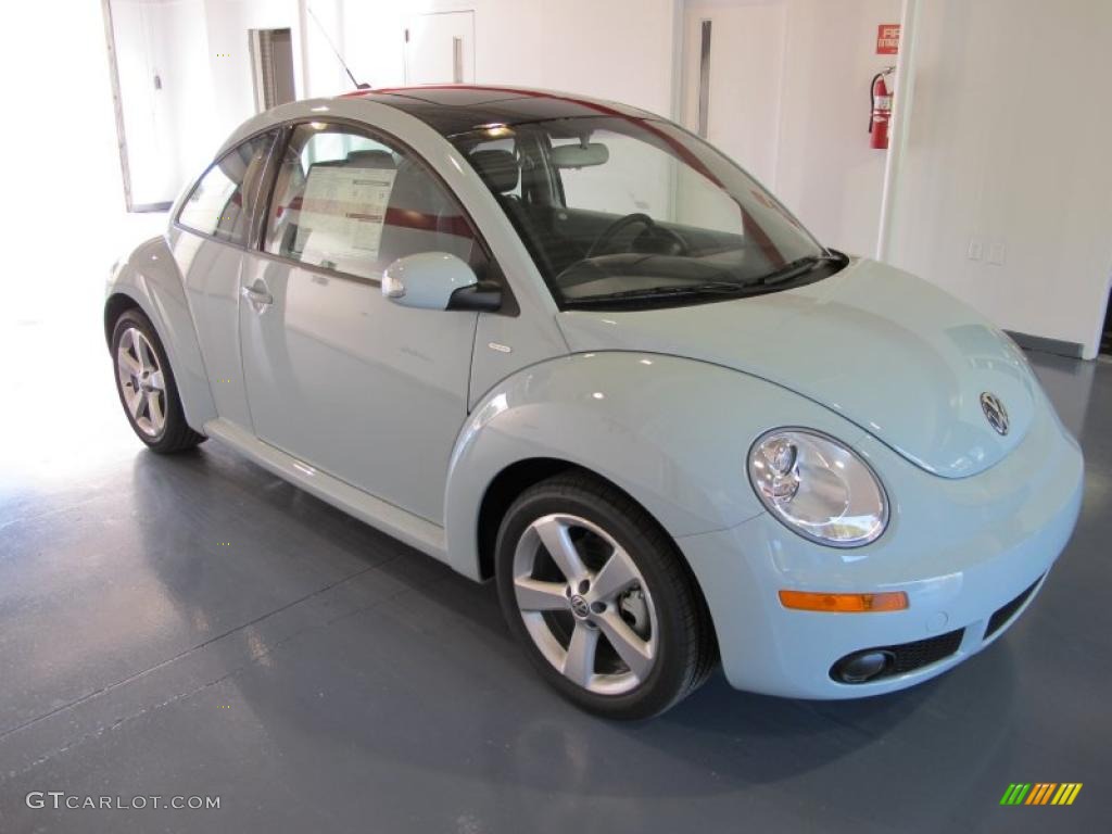 2010 New Beetle Final Edition Coupe - Aquarius Blue / Black photo #5