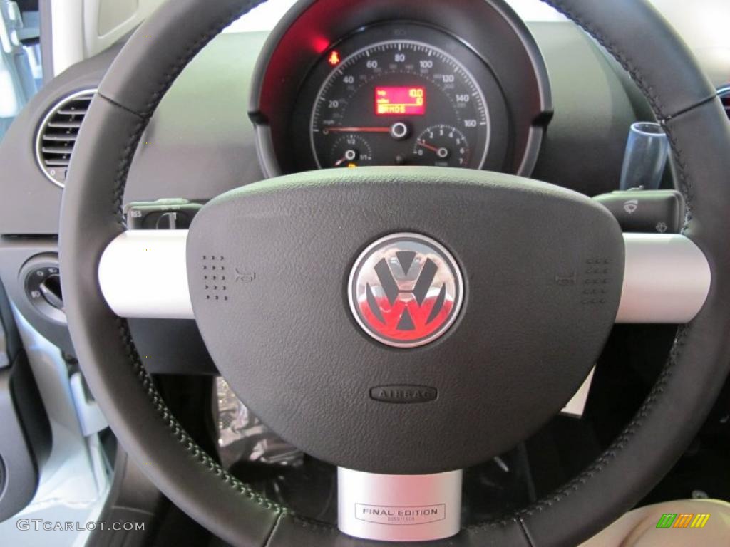 2010 Volkswagen New Beetle Final Edition Coupe Steering Wheel Photos