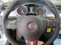 2011 Volkswagen CC Black Interior Steering Wheel Photo