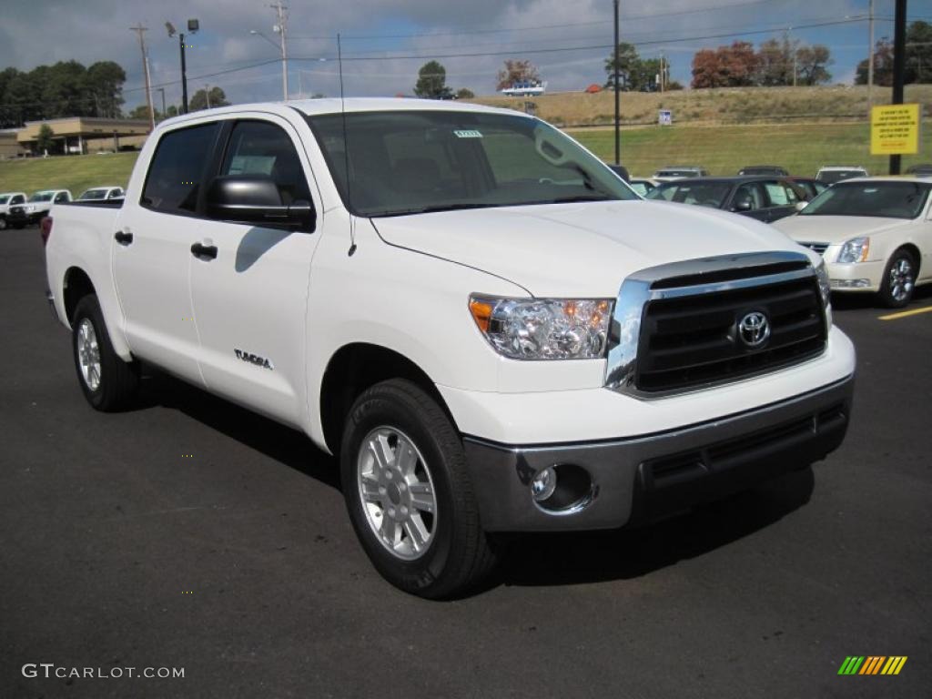 Super White 2011 Toyota Tundra CrewMax Exterior Photo #38571886