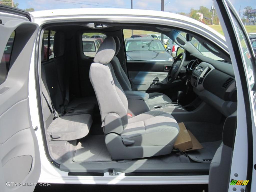 Graphite Gray Interior 2011 Toyota Tacoma V6 PreRunner Access Cab Photo #38572576