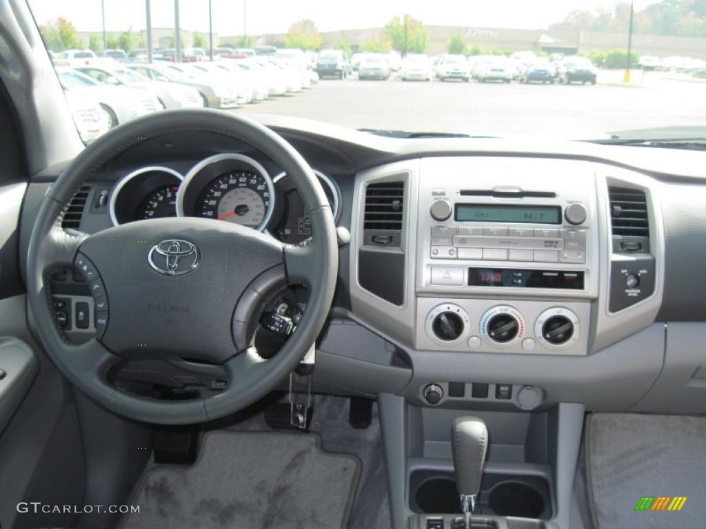 2011 Toyota Tacoma V6 PreRunner Access Cab Graphite Gray Dashboard Photo #38572592