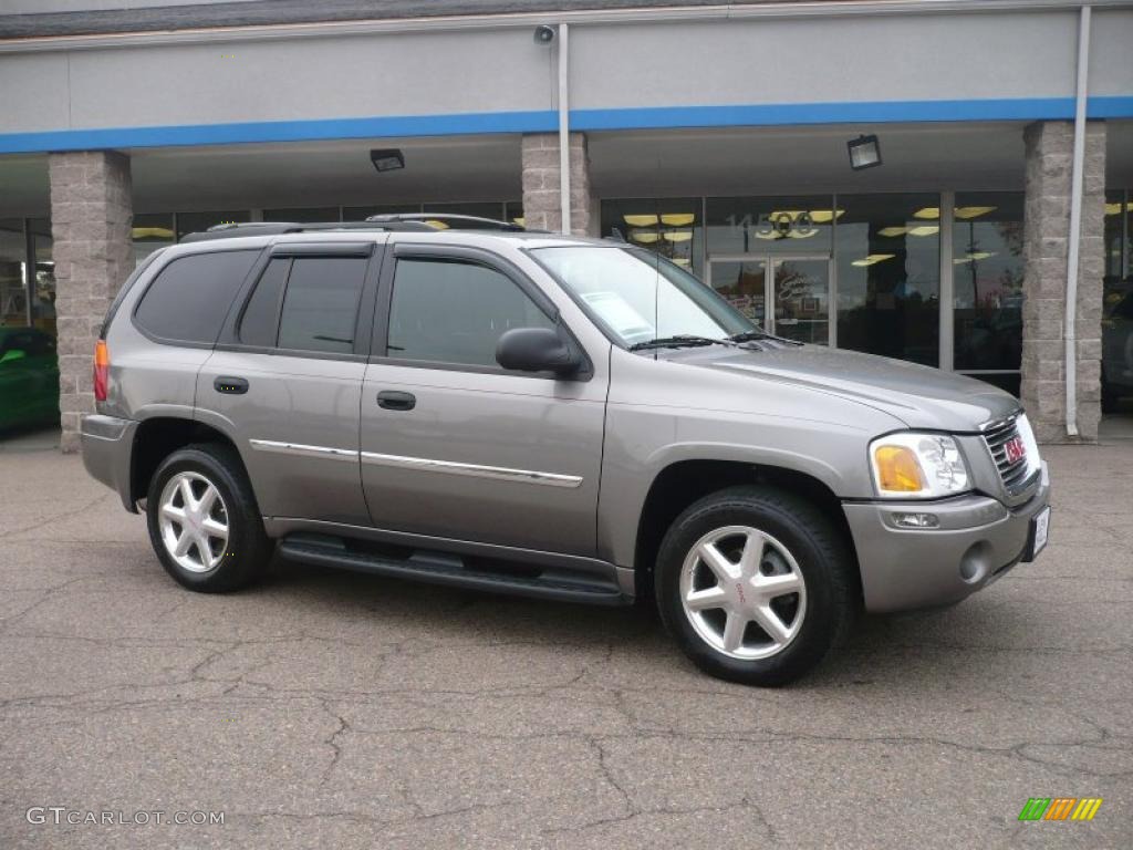 2007 Envoy SLE 4x4 - Steel Gray Metallic / Ebony photo #1