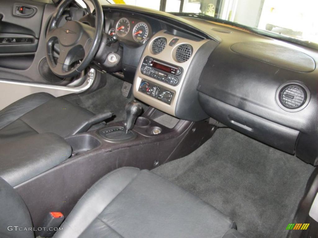 2003 Chrysler Sebring LXi Coupe Black Dashboard Photo #38572692