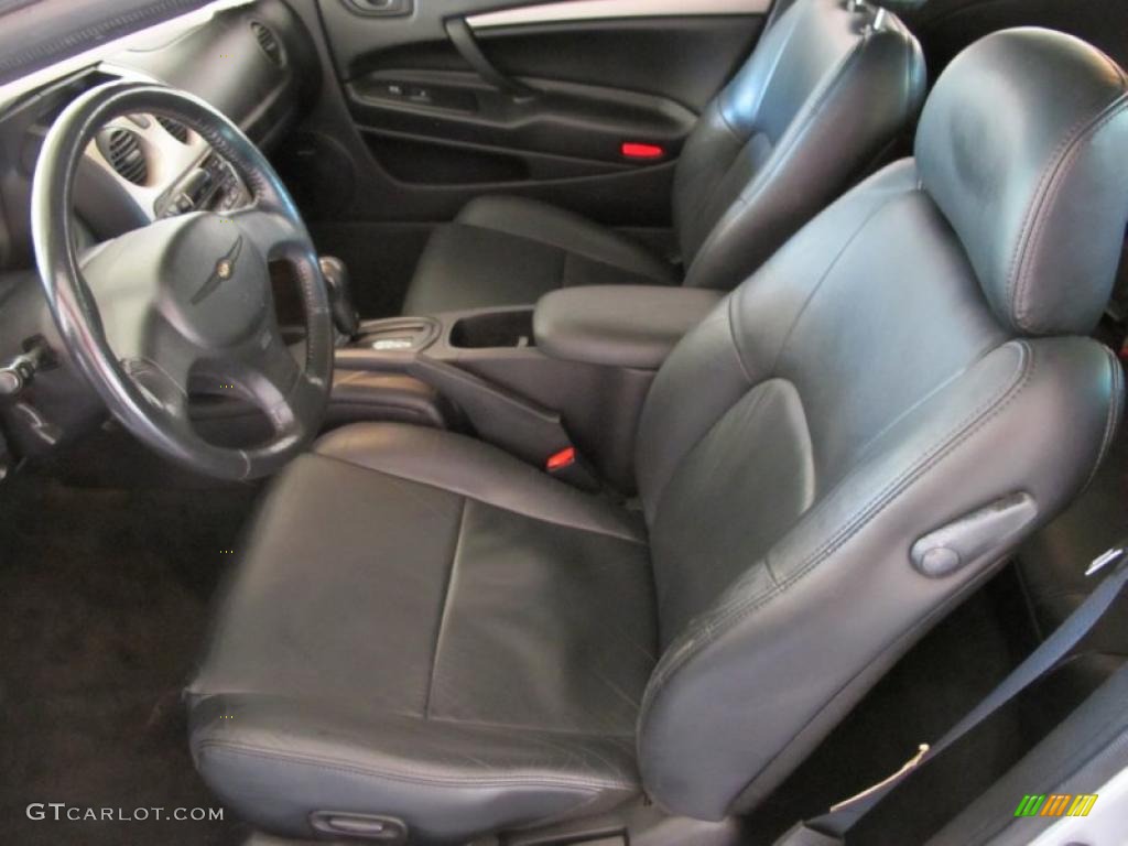 Black Interior 2003 Chrysler Sebring LXi Coupe Photo #38572760