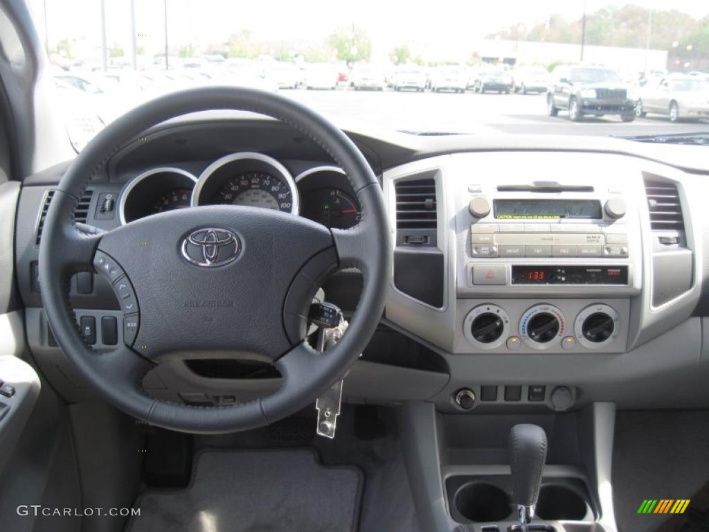 2011 Toyota Tacoma V6 SR5 PreRunner Double Cab Graphite Gray Dashboard Photo #38572896