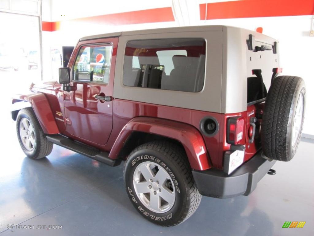 Red Rock Crystal Pearl 2007 Jeep Wrangler Sahara 4x4 Exterior Photo #38573540