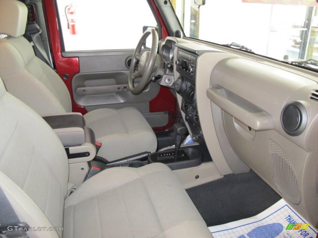 Dark Khaki/Medium Khaki Interior 2007 Jeep Wrangler Sahara 4x4 Photo #38573732