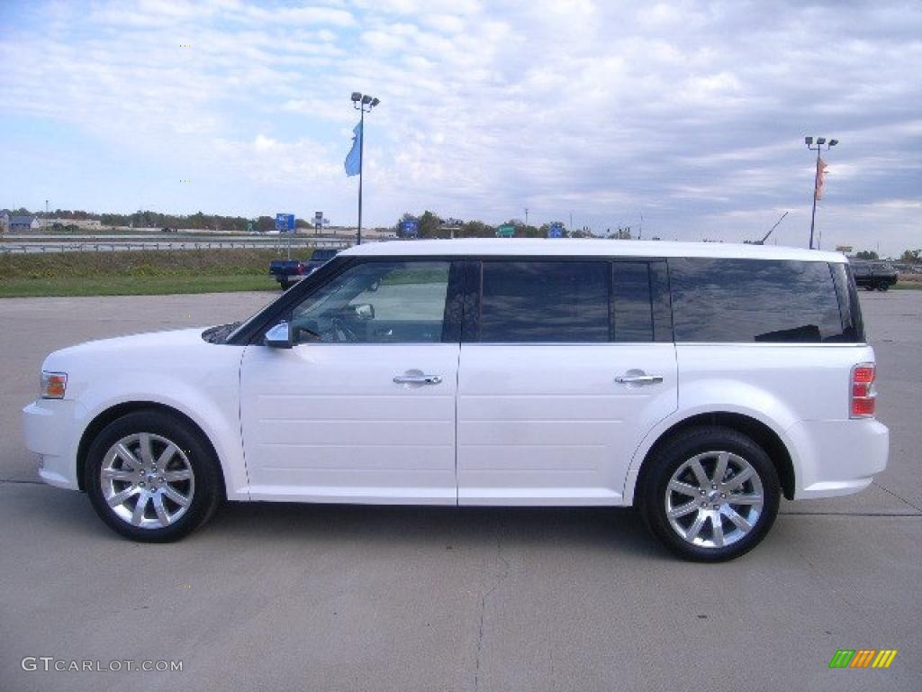 White Platinum Tri-Coat Metallic 2010 Ford Flex Limited AWD Exterior Photo #38573756