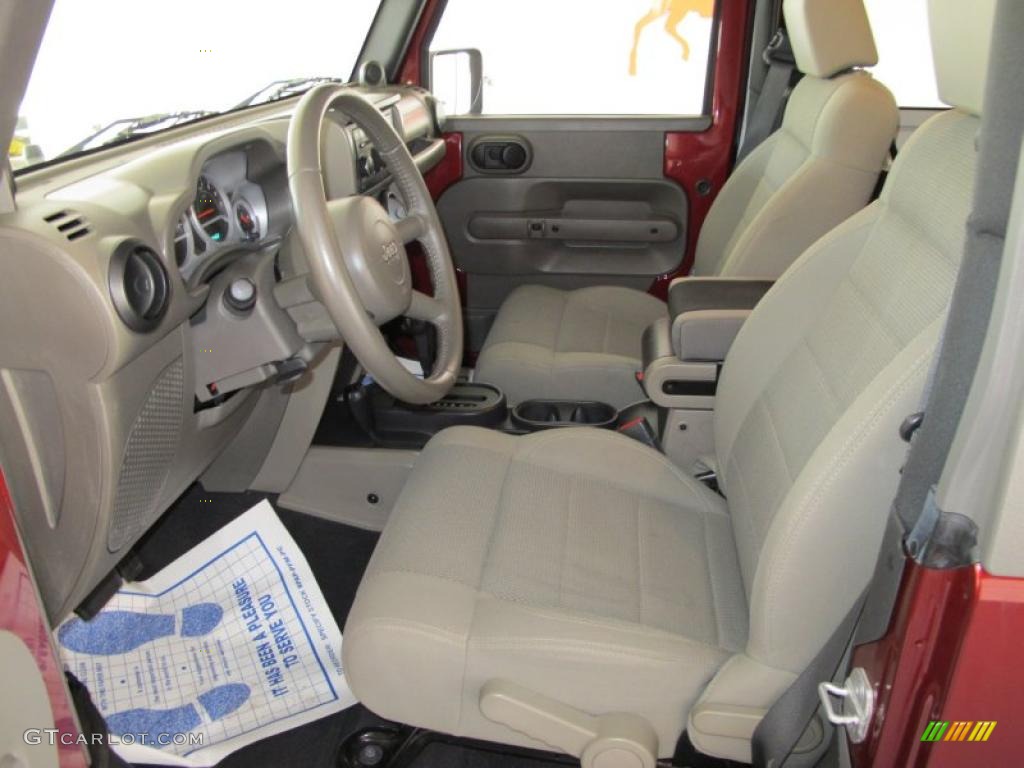 Dark Khaki/Medium Khaki Interior 2007 Jeep Wrangler Sahara 4x4 Photo #38573780
