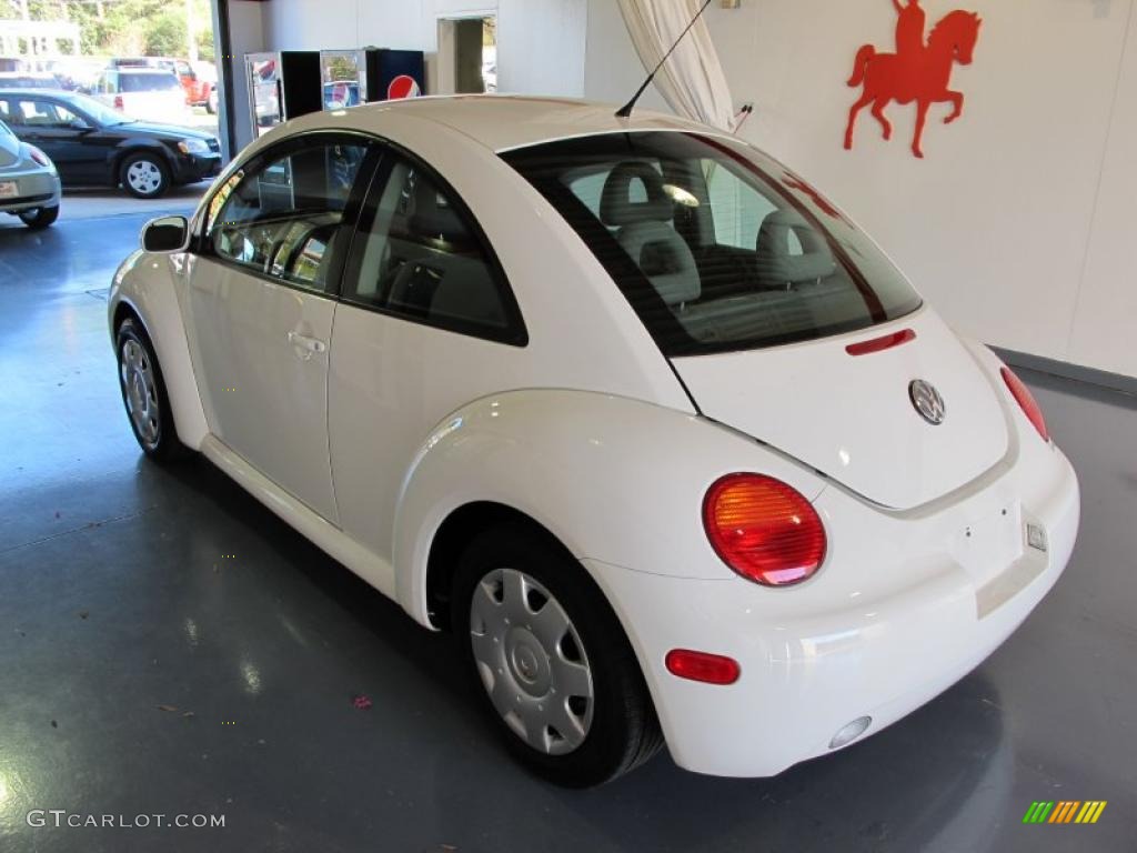 2001 New Beetle GL Coupe - Cool White / Light Grey photo #2