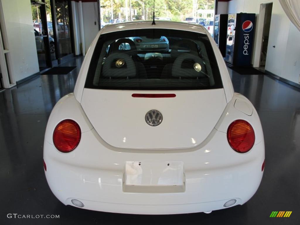 2001 New Beetle GL Coupe - Cool White / Light Grey photo #3