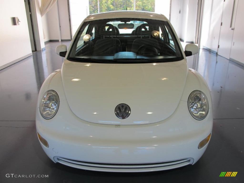 2001 New Beetle GL Coupe - Cool White / Light Grey photo #6