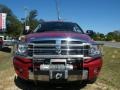 2008 Inferno Red Crystal Pearl Dodge Ram 3500 Laramie Mega Cab 4x4  photo #8