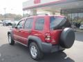 2007 Inferno Red Crystal Pearl Jeep Liberty Sport  photo #3