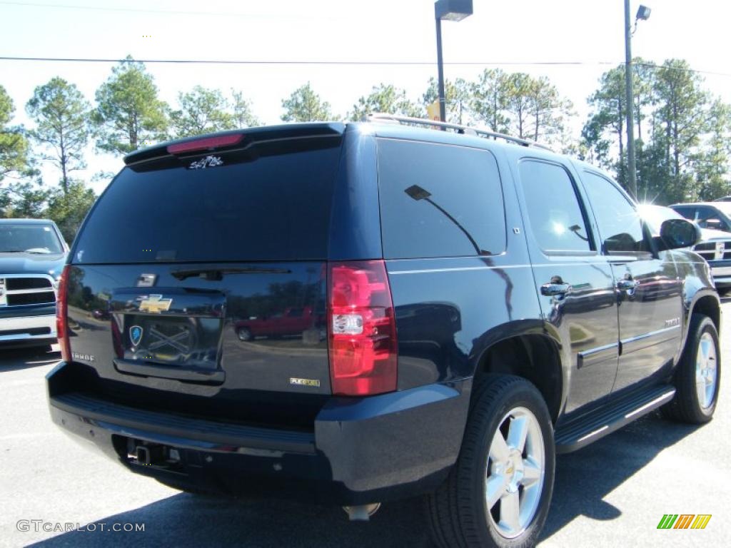 2008 Tahoe LT 4x4 - Dark Blue Metallic / Ebony photo #5