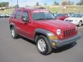 2007 Inferno Red Crystal Pearl Jeep Liberty Sport  photo #7