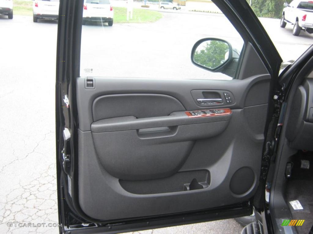 2011 Chevrolet Suburban LTZ Ebony Door Panel Photo #38576336