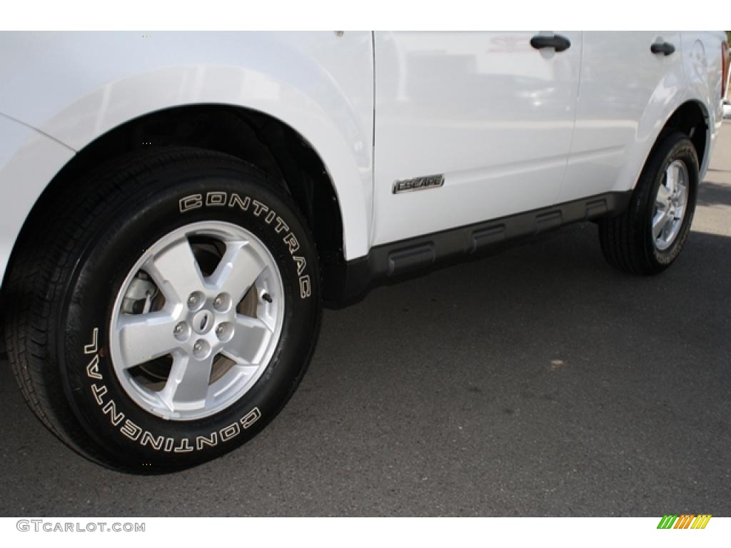 2008 Escape XLT V6 4WD - Oxford White / Stone photo #30