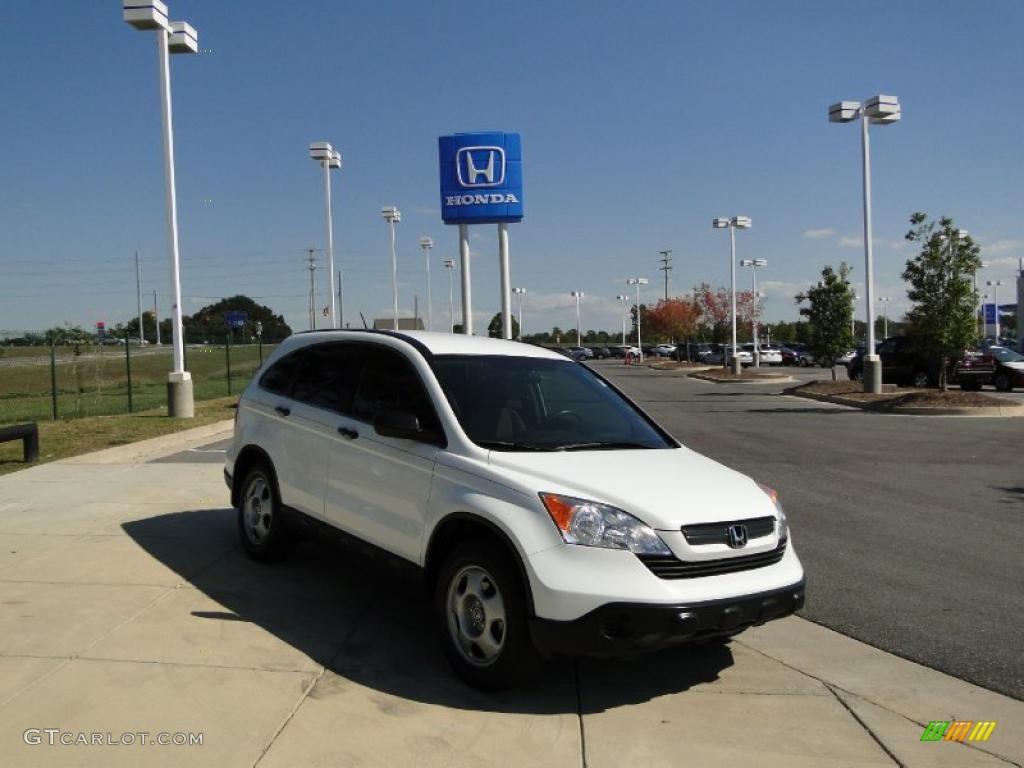 2007 CR-V LX - Taffeta White / Gray photo #2