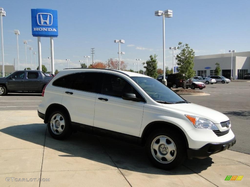 2007 CR-V LX - Taffeta White / Gray photo #3