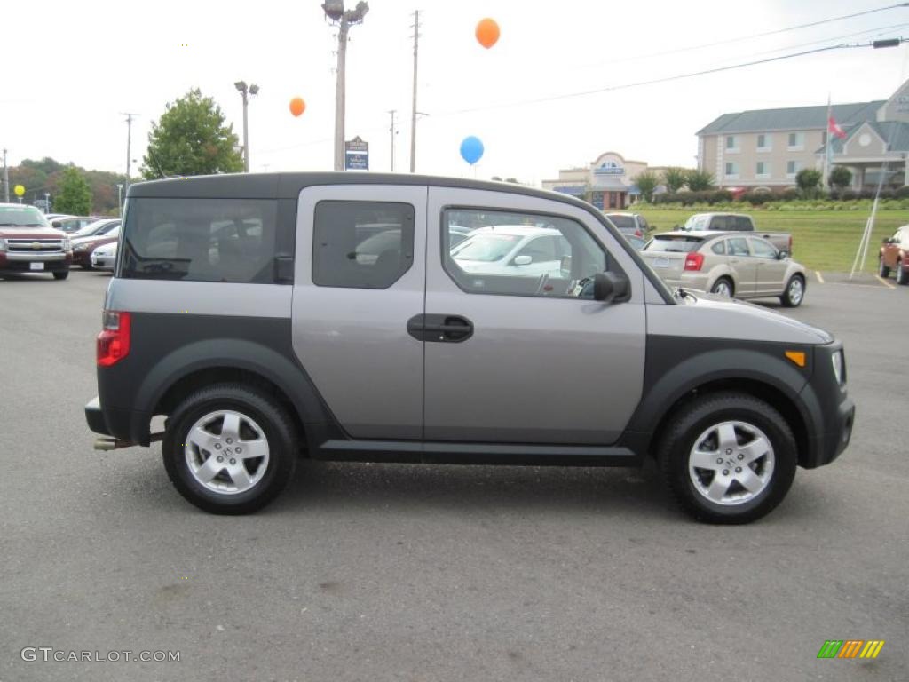 2005 Element EX AWD - Magnesium Metallic / Black/Gray photo #6