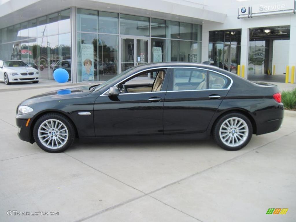 Black Sapphire Metallic 2011 BMW 5 Series 535i Sedan Exterior Photo #38578528