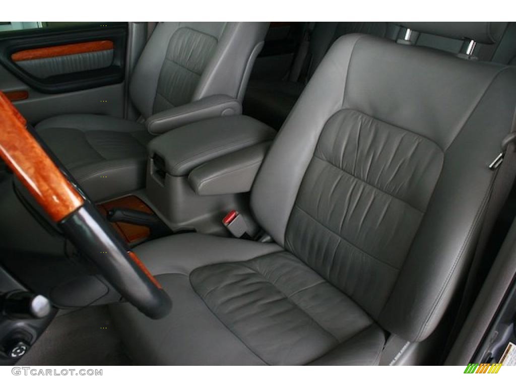 Gray Interior 2004 Lexus LX 470 Photo #38579096
