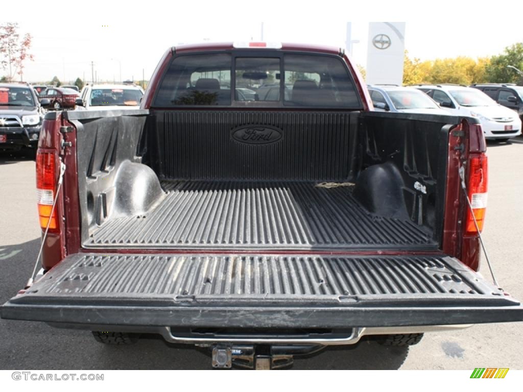 2004 F150 XLT SuperCab 4x4 - Dark Toreador Red Metallic / Dark Flint photo #27