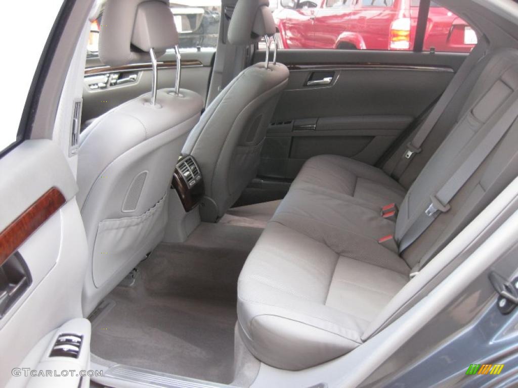 Grey/Dark Grey Interior 2009 Mercedes-Benz S 550 Sedan Photo #38579607