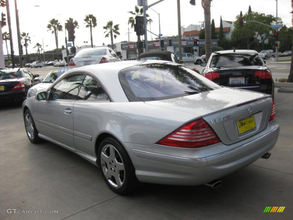 2004 CL 500 - Brilliant Silver Metallic / Charcoal photo #4