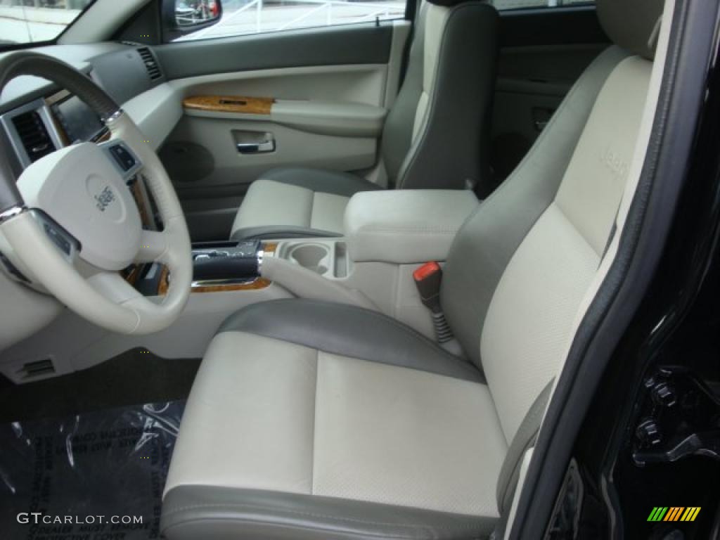 Dark Slate Gray/Light Graystone Interior 2008 Jeep Grand Cherokee Limited 4x4 Photo #38579876