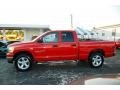 2006 Flame Red Dodge Ram 1500 Big Horn Edition Quad Cab 4x4  photo #10