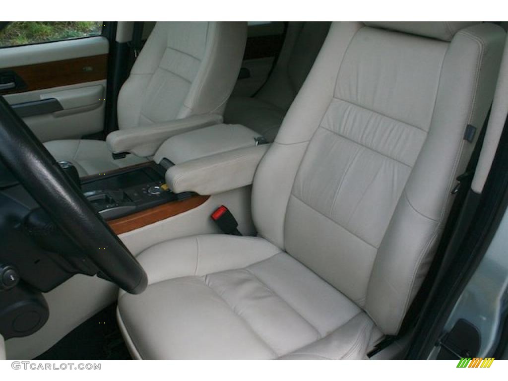 2007 Range Rover Sport HSE - Arctic Frost Metallic / Ivory photo #22