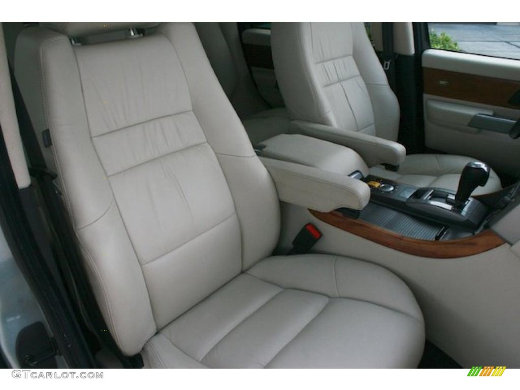 2007 Range Rover Sport HSE - Arctic Frost Metallic / Ivory photo #35
