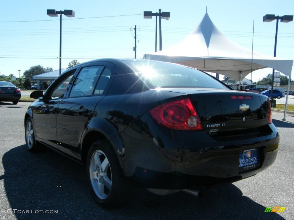 2010 Cobalt LT Sedan - Black / Ebony photo #3