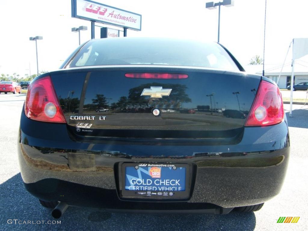 2010 Cobalt LT Sedan - Black / Ebony photo #4