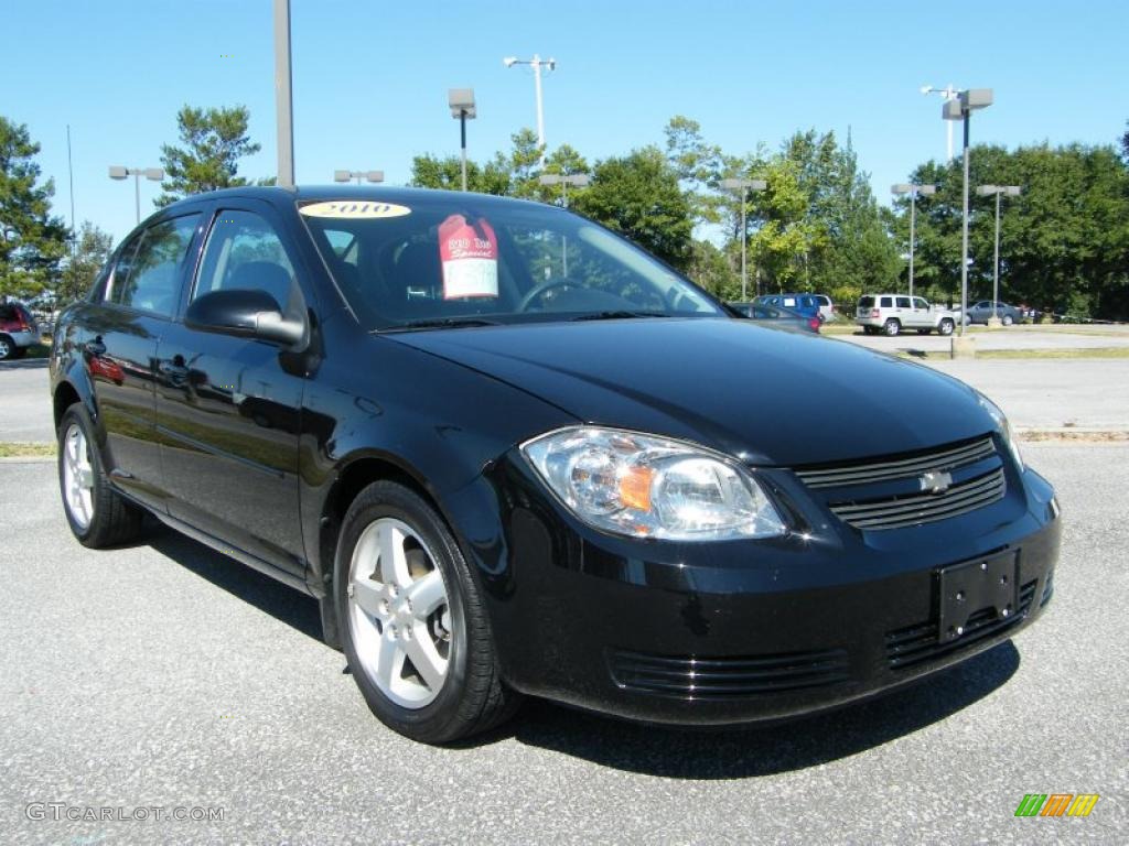 2010 Cobalt LT Sedan - Black / Ebony photo #7