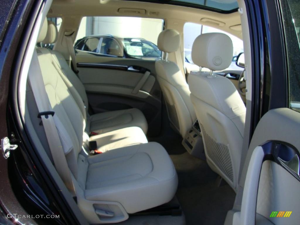 Cardamom Beige Interior 2011 Audi Q7 3.0 TDI quattro Photo #38582272