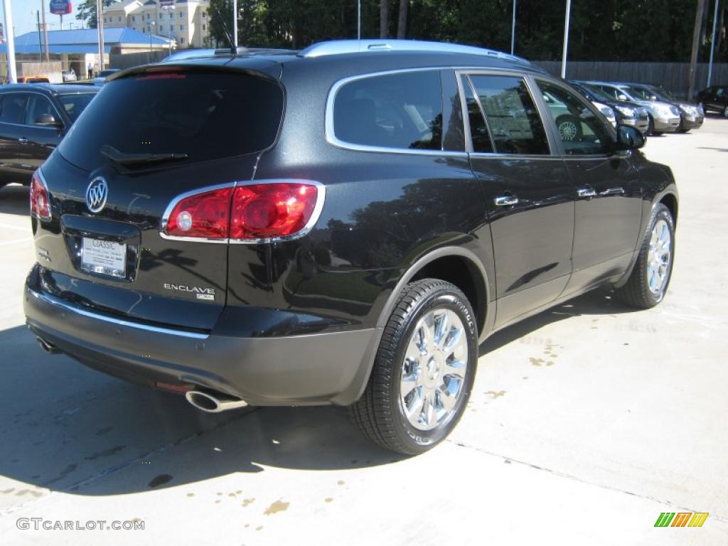 2011 Enclave CXL - Carbon Black Metallic / Ebony/Ebony photo #5