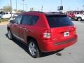 2010 Inferno Red Crystal Pearl Jeep Compass Latitude  photo #2