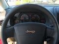 Dark Slate Gray/Light Pebble Beige 2010 Jeep Compass Latitude Steering Wheel