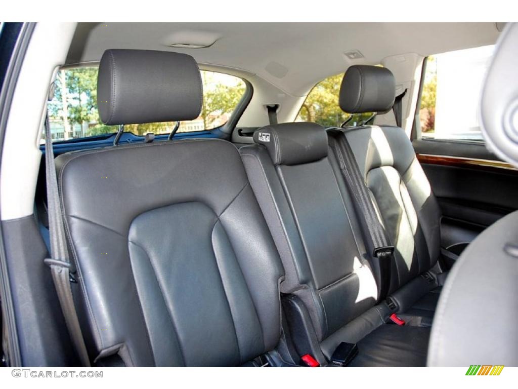 Black Interior 2007 Audi Q7 4.2 quattro Photo #38584440